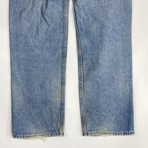 Vintage Levi's 540 Straight Leg Jeans 36x32 USA Leather Tab - Picture 7 of 14